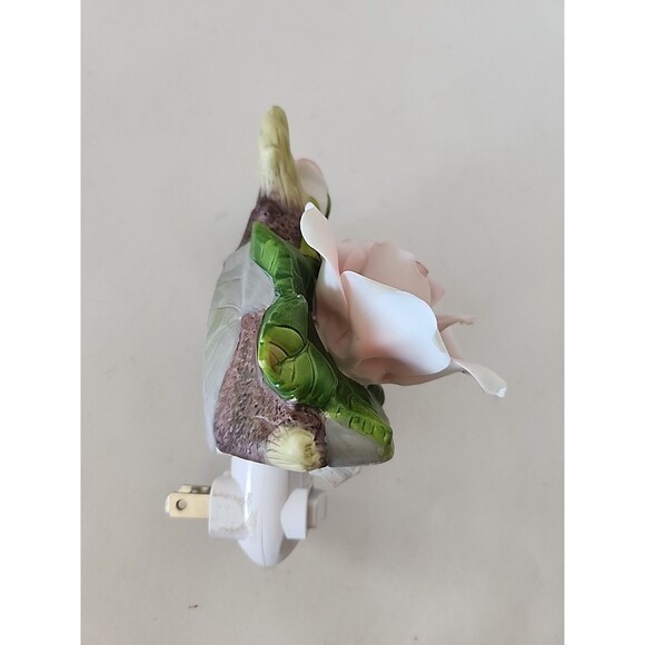 COSMOS Fine Porcelain Lighted Rose Night Light Pink - Picture 5 of 6